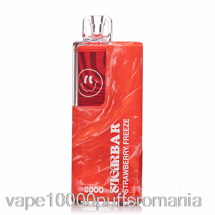 Vape Romania Baton De Zahăr Sb8000 0% Zero Nicotină Congelare De Căpșuni De Unică Folosință